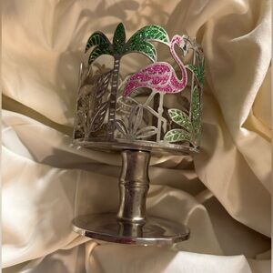 Bath & Body Works Flamingo 3-wick Candle Holder Pedestal